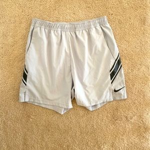 Nike, light blue, medium shorts!